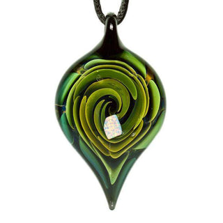 Teardrop Signature Pendant - Lake Superior Art Glass