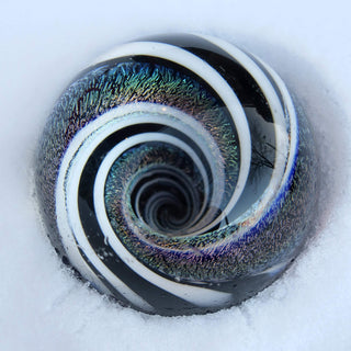 Twilight Zone Vortex Marble - Lake Superior Art Glass