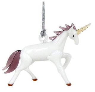 Unicorn Ornament-Dynasty Gallery-america,decorative,fantasy,mystical,mythical,ornament,Ornaments,unicorn