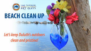 Beach Clean Up 2021 | Lake Superior Art Glass