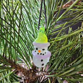 Snowman Pendant Necklaces