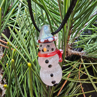 Snowman Pendant Necklaces