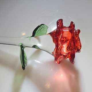 Stylized Glass Rose - An Eternal Blossom