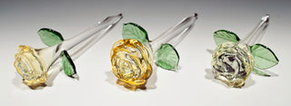 Stylized Glass Rose - An Eternal Blossom