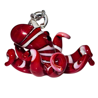 Red Octopus Ornament