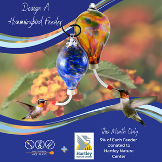 April Only! Design A Hummingbird Feeder! + Hartley Nature Center