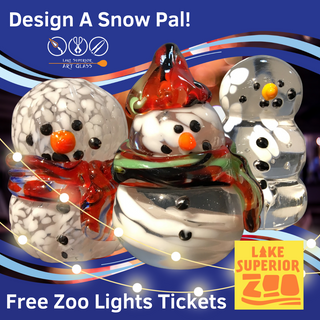 Design Your Snow Pal! + Lake Superior Zoo Lights!