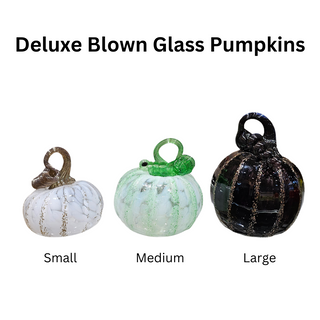 Deluxe Glass Pumpkin