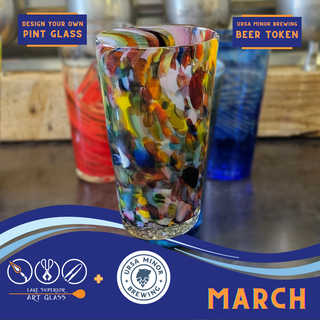 March Only! Design Your Own Pint Glass + Free Beer From Ursa Minor Brewing!