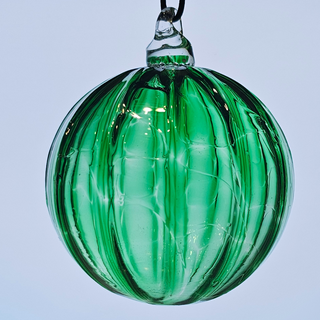 Optic Shaped Blown Glass Ornaments