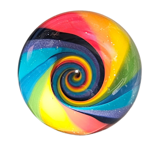 Rainbow Vortex Marble