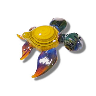 "Rainbow Swirl" Daniel Lindquist's Stunning Sea Turtle Pendant
