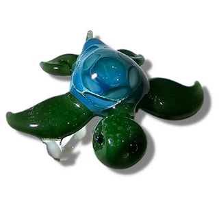 Sea Serenity: Daniel Lindquist's Emerald Odyssey Turtle Pendant