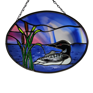 Loon with Baby (Oval)