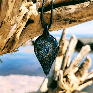 Teardrop Galaxy Pendant Necklace