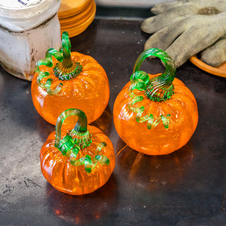 Blown Glass Pumpkin