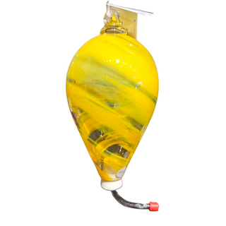 Blown Glass Hummingbird Feeders