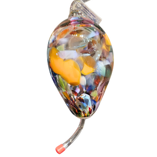 Blown Glass Hummingbird Feeders