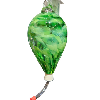 Blown Glass Hummingbird Feeders