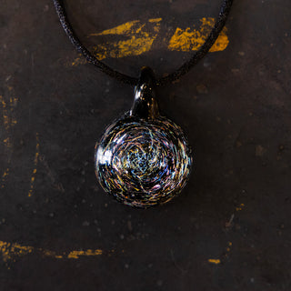 Round Galaxy Pendant Necklace