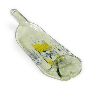 'Loon' Slumped Wine Bottle Dish and Spoon Rest