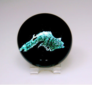 Lake Superior Paperweight-Dan Neff-lake,Lake Superior,lake superior paper weight,lake superior paperweight,naf glass,paper weights,paperweight,paperweights