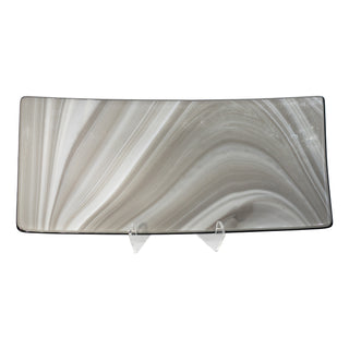 Grey Iridescent Platter