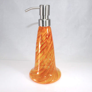 Blown Glass Soap Dispensers - Lake Superior Art Glass
