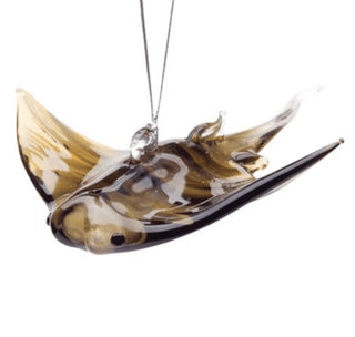 Cownose Stingray Ornament - Lake Superior Art Glass