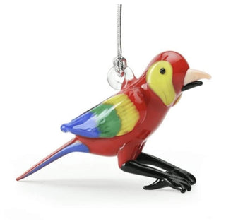 Flying Scarlet Macaw Ornament-Dynasty Gallery-bird,bird watcher,birder,blue,blue heron,decorative,dichro,heron,minnesota,ornament,Ornaments