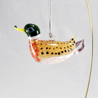 Mallard Ornament - Lake Superior Art Glass