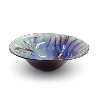 Midnight Series Bowl 4 - Platter - Lake Superior Art Glass