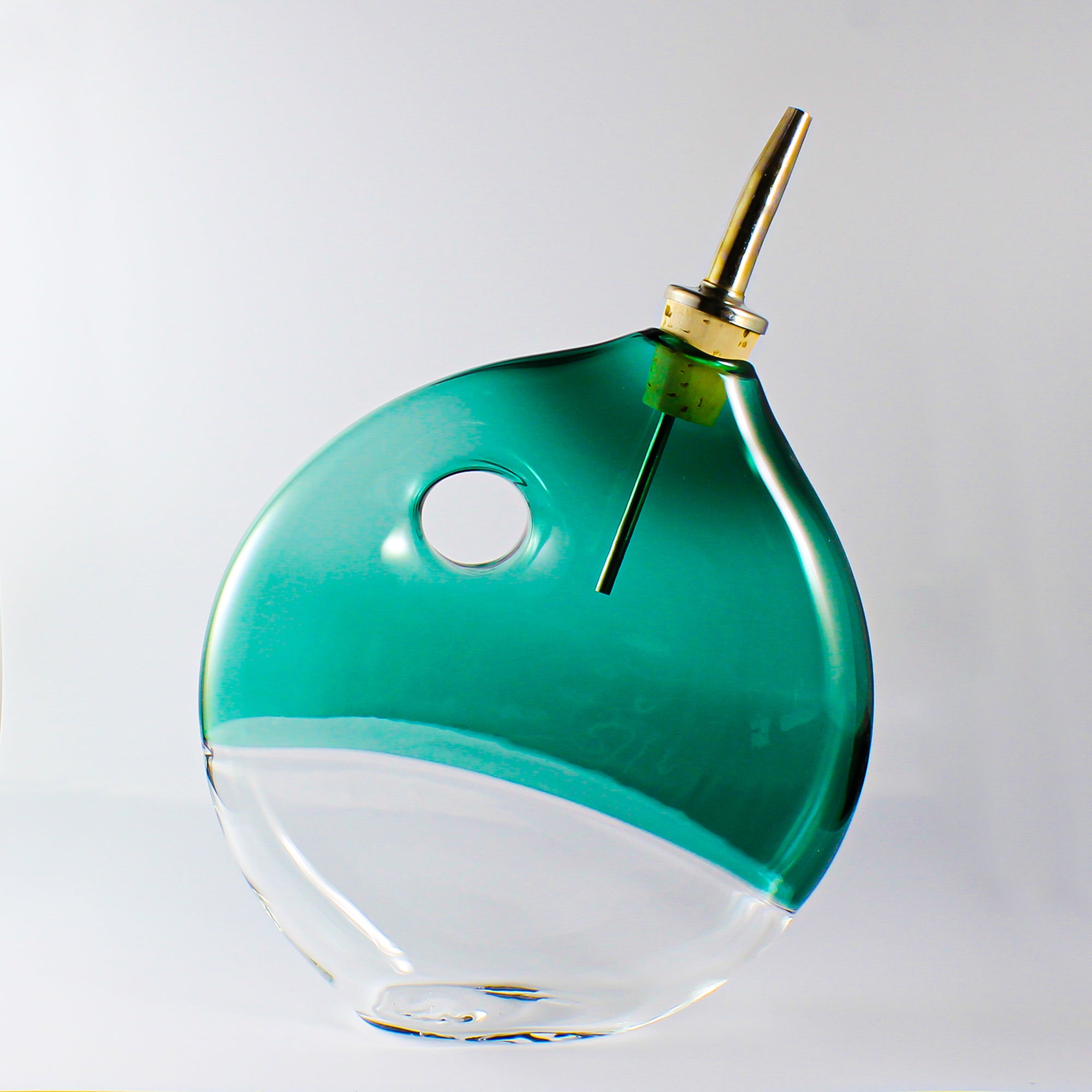 Olive Oil Dispenser – Rosetree Blown Glass Studio and Gallery