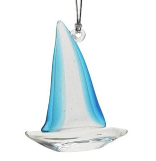 Sailboat Ornament - Lake Superior Art Glass