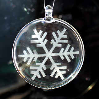 Snowflake Ornament - Lake Superior Art Glass