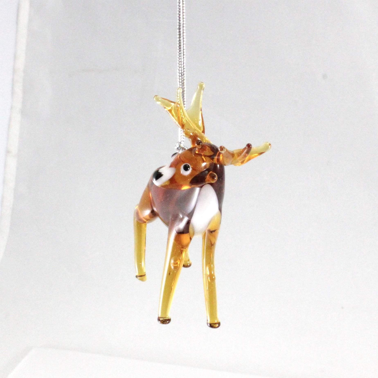 Whitetail Deer Ornament Lake Superior Art Glass